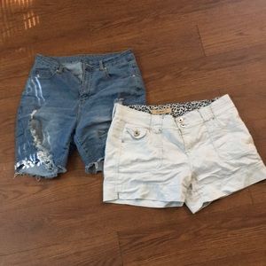 2 pairs of Blue Jean Shorts